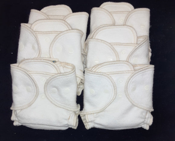 Newborn Hemp/Cotton Diaper Bundle Pack Of 6