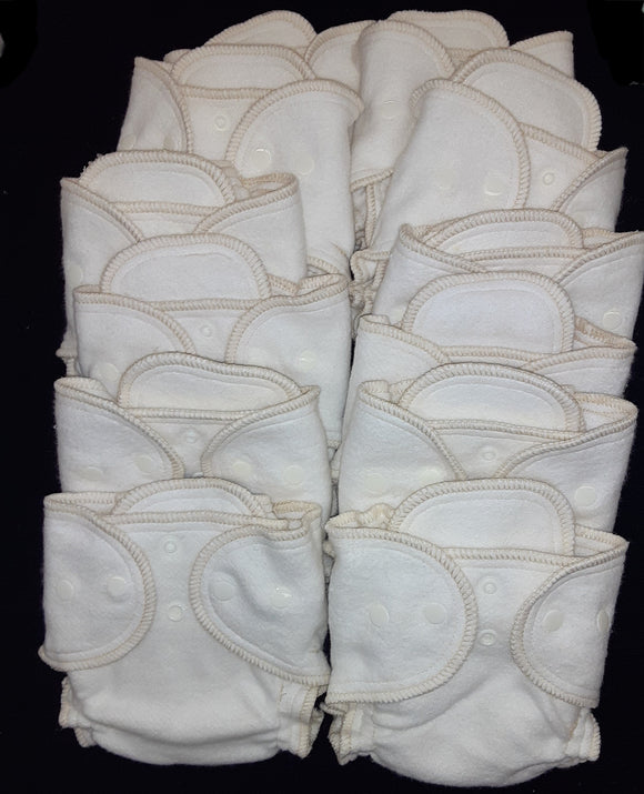 Newborn Cotton Diaper Bundle Pack of 12